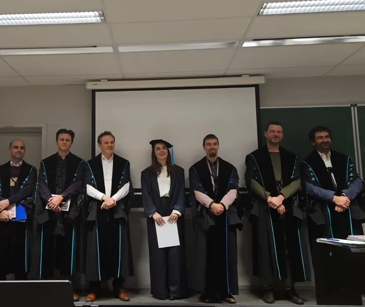 Lauren Theunissen at her PhD defence
